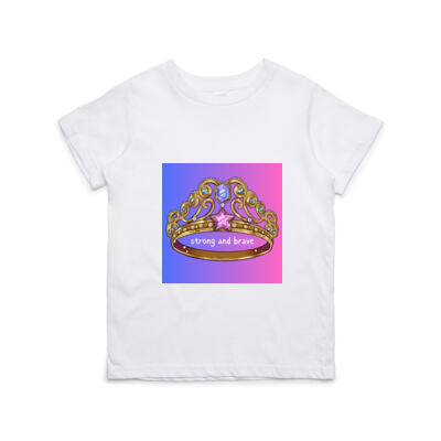 Strong and Brave Kids T-Shirt Thumbnail