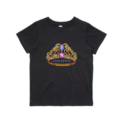 Strong and Brave Kids T-Shirt Thumbnail