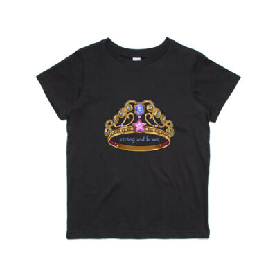 Strong and Brave Youth T-Shirt Thumbnail